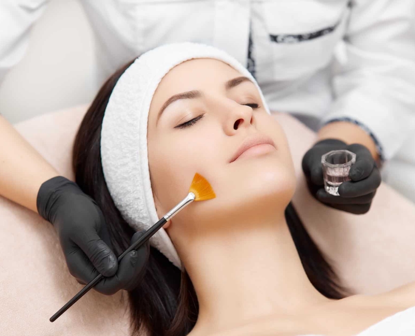 Front-view-of-a-lady-about-to-have-a-facial-mask-done Front view of a lady about to have a facial mask done