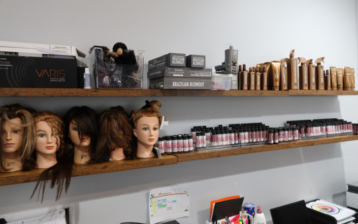 Cleveland Campus, Shampoo, Conditioner And Mannequin Heads