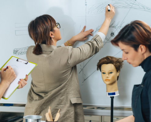 Cosmetology Education For Micro Blading Eyebrows In Beauty Esthetic Center